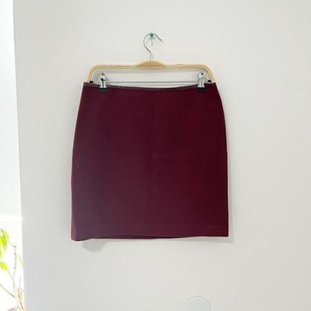 White House Black Market Red Mini Skirt Size 2